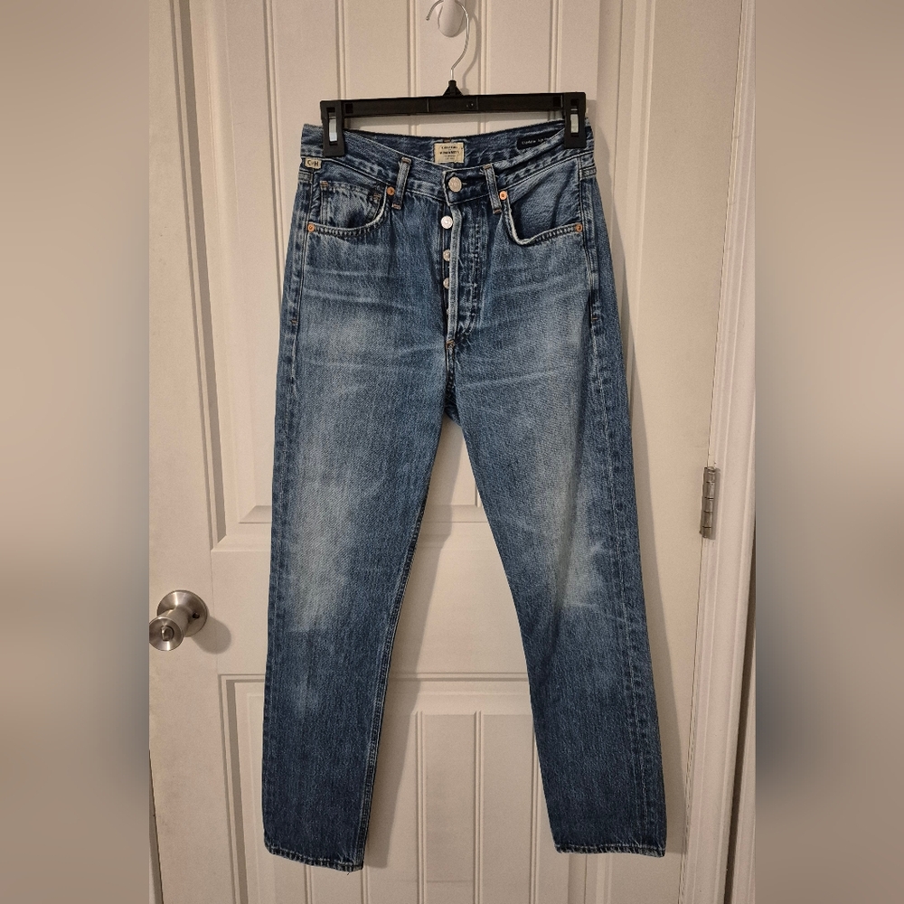 Citizens Of Humanity Charlotte Medium Blue High Rise Jeans Sz 24